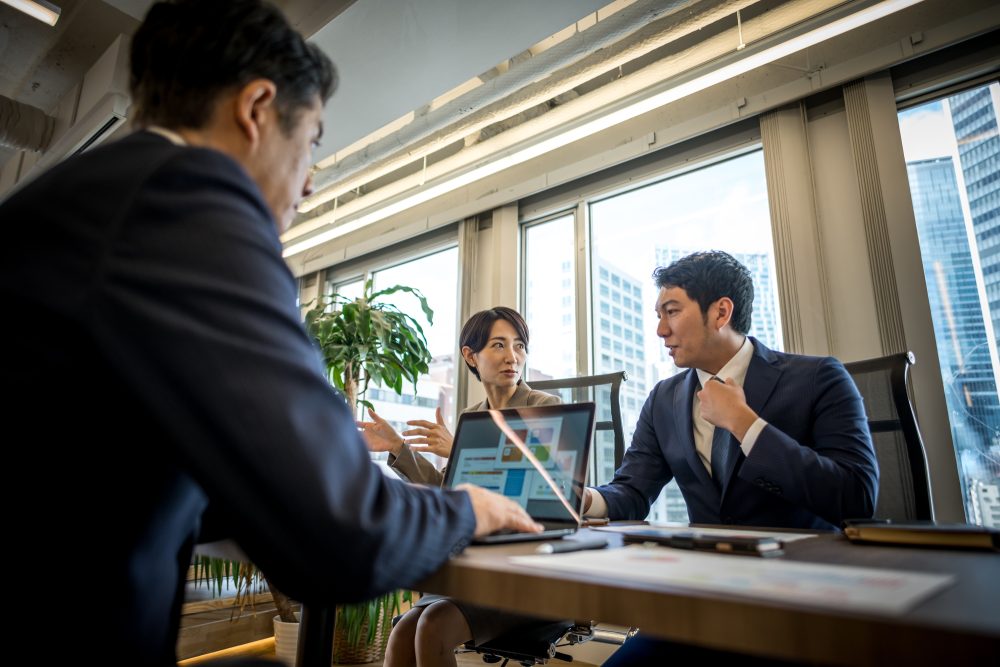 税理士・会計士の打ち合わせ風景