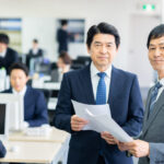 法人企業の社長と社員