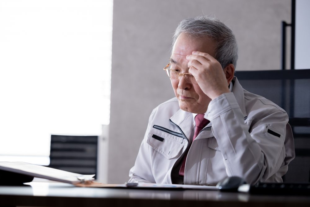 事業承継で悩む事業主